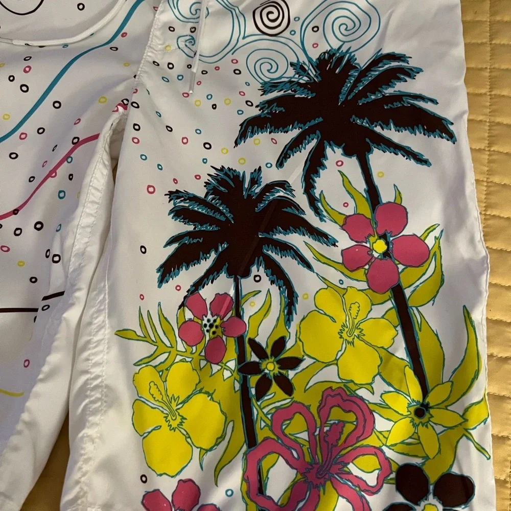 O'Neill Tropical Print Board Shorts-Ladies 7- Like new pre-owned “Vintage - Picture 2 of 7